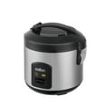 thumbnail image 2 of Salton 8 Cup Jar Style Automatic Rice Cooker with Food Steaming Basket, Measuring Cup & Spatula, Removable Non-Stick Cooking Bowl (RC2027), 2 of 6