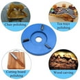 thumbnail image 5 of SENRISE Milling Cutter Tool Woodworking Turbo Blade Safety for Woodworking Carving Polishing Arc/Flat Teeth Blue, 5 of 6