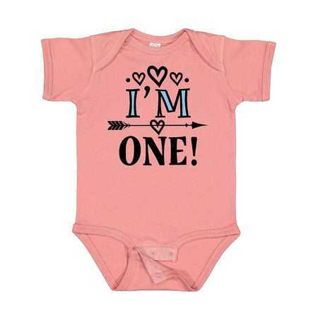 

Inktastic 1st Birthday Native Arrow I m One Boys or Girls Baby Bodysuit