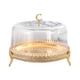 thumbnail image 4 of Soporte para pasteles Gloria con tapa acrílica Plato de queso Bandeja decorativa 22cmx22cm, 4 of 9