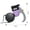 紫色-3 米-双头牵引绳, variant on Dual Dog Retractable Leash, 2-in-1 Automatic Extendable Pet Leash with LED Light, 360° Tangle-Free Design for Two Dogs, Suitable for Small to Medium Breeds
