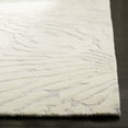 thumbnail image 3 of SAFAVIEH Bella Goran Abstract Bursting High-Low Wool Area Rug, Silver/Ivory, 4' x 6', 3 of 8