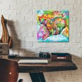 thumbnail image 5 of Epic Art 'Polar Bear 1' by Dean Russo, Acrylic Glass Wall Art, 12"x12", 5 of 8