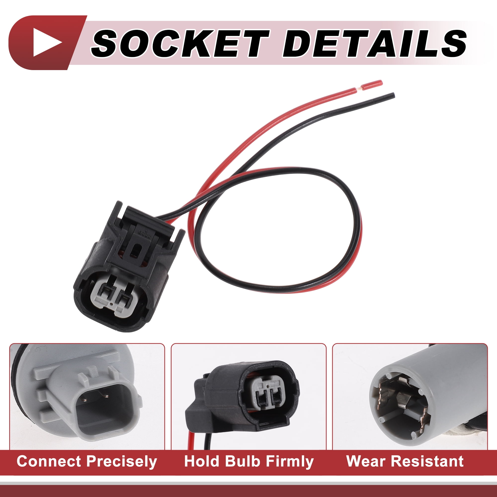 Unique Bargains Turn Signal Light Socket Wiring for Honda Accord 2008-2012