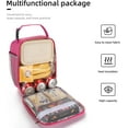 thumbnail image 6 of Lunch box Lunch bag for men women Insulated Lunchbox Lunch bags for Work Picnic Travel (Black), 6 of 15
