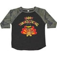 thumbnail image 3 of Inktastic Happy Thanksgiving Cute Turkey in Pilgrim Hat Boys or Girls Toddler T-Shirt, 3 of 5