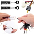 thumbnail image 2 of 18 Pcs Outils de Réparation de Borne de Voiture Connecteurs de Câblage Extracteurs de Broche en Acier Inoxydable Outil de Démontage, 2 of 7
