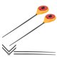 thumbnail image 2 of Mini Caña De Pescar En Hielo, Kit De Caña De Pescar, 2 Juegos De Accesorios De Pesca, Caña De Pescar En Hielo, Resistente A La Corrosión Para Pesca En Hielo Fácil De Operar ANGGREK Otros, 2 of 8