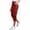 Wine, variant on Tdoqot Womens Capris with Pockets- Stretch Elastic Waist Casual Baggy Summer Cargo Pants Black Size S-2XL