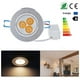 thumbnail image 1 of Toystoory Foco de luz de techo LED regulable de 3 * 1W Foco empotrable Blanco cálido 220V Iluminación y accesorios Toystoory HA024085-00, 1 of 6
