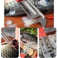 thumbnail image 3 of Knife for Fish Cleaning Scraper Stainless Fast Remove Fish Cleaning Peeler Scraper Bone Tweezers for Kitchen Convenience, 3 of 8