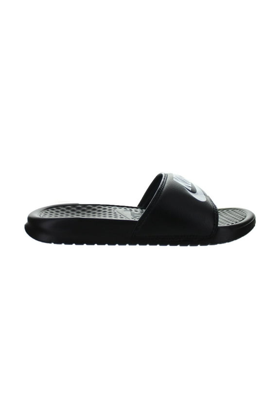MEN BENASSI JDI SANDALS BLACK WHITE SIZE 10