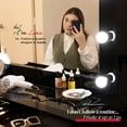 thumbnail image 4 of Ember Interiors Ghada Black Lighted Makeup Vanity Desk with Charging Station for Bedroom, 4 of 9