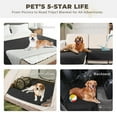 thumbnail image 4 of Sanmadrola 100% Double-Sided Waterproof Dog Bed Cover Pet Blanket Sofa Couch Furniture Protector for Kids Children Dog Cat, Black Gray 82''x82'', 4 of 7