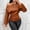 Coffee, variant on Harpily Shirts for Women Lantern Long Sleeve One Shoulder Side Drawstring Ruched Blouses for Women Fitted Evening Club Night Out Outfits