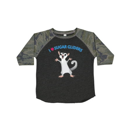 

Inktastic I Love Sugar Gliders Gift Toddler Boy or Toddler Girl T-Shirt