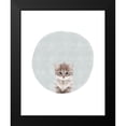 thumbnail image 2 of Straatsma, Leah 12x14 Black Modern Framed Museum Art Print Titled - Baby Circle Kitten, 2 of 5