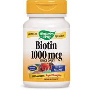 Biotin 1000mcg Sublingual Nature's Way 100 Lozenge