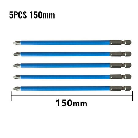 

Electric Screwdriver Bits 25mm/50mm/65mm/70mm/90mm/125mm/150mm 5* Durable