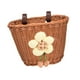 thumbnail image 5 of Cesta de bicicleta para niños, cesta delantera tejida, correas ajustables para manillar pequeño Marrón, 5 of 9