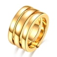 thumbnail image 1 of Anillo de acero inoxidable giratorio de tres colores con tres anillos y personalidad europea y americana Glaosling, 1 of 6