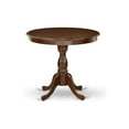 thumbnail image 3 of East West Furniture Antique Wood Dining Table with Pedestal Legs in Mahogany, 3 of 4