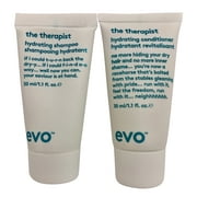 evo The Therapist Hydrating Shampoo & Conditioner Set 1.1 OZ Each