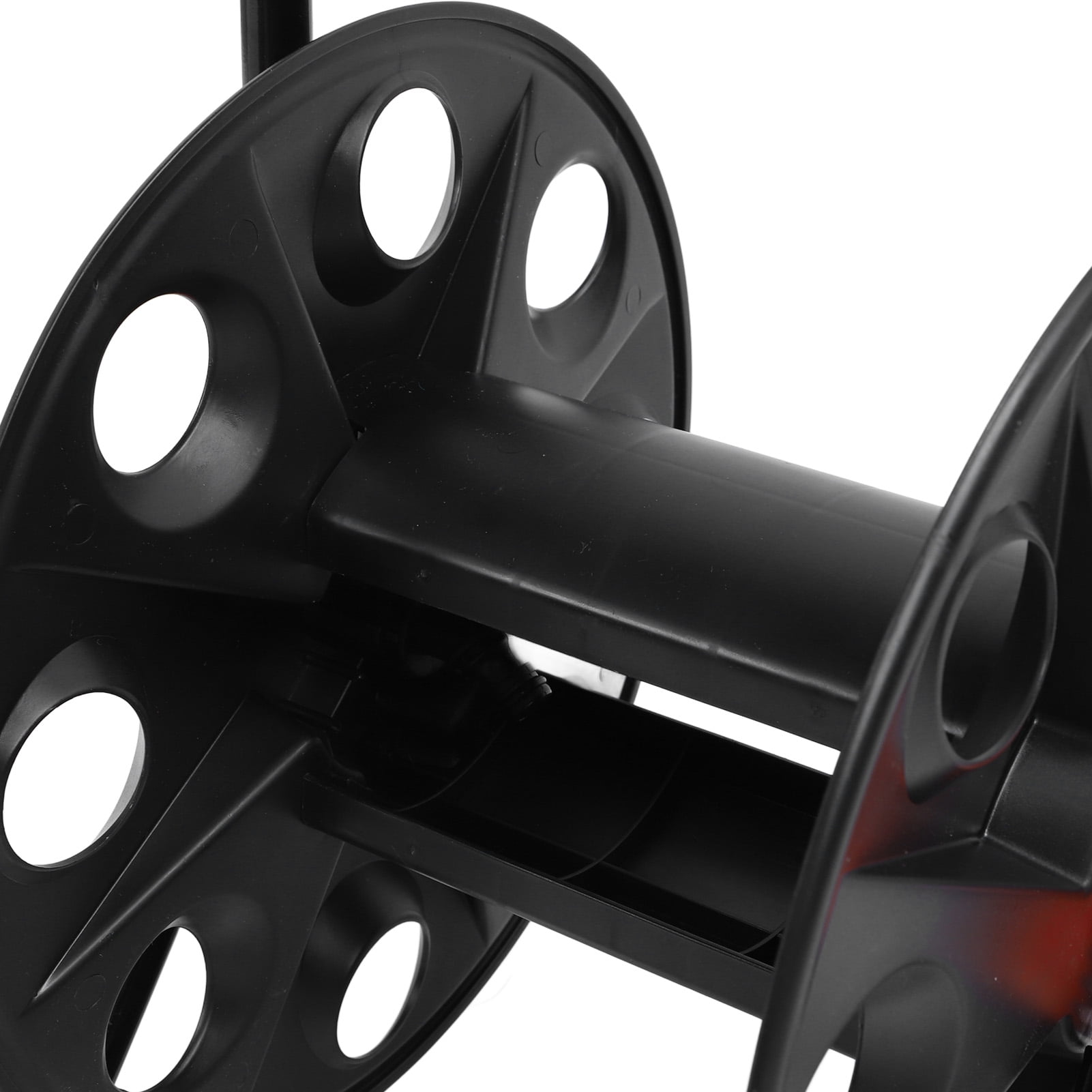 Yajisi Professional Garden Hose Reel Reinforced 164ft Water Hose Holder for Outside Yard, Heavy Duty Metal & ABS Water Pipe Storage Rack (164.0ft / 50m Capacity)