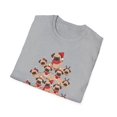 thumbnail image 4 of Pug Christmas Tree, Gildan Unisex Softstyle T-Shirt, Christmas Tee, S-3XL, 4 of 4