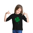 thumbnail image 3 of Tstars Boys Unisex Faded Shamrock Green Clover St Patricks Day Irish Kids St Patricks Day Cute Shirts Gift for Boys Irish Shirt Pride Proud Irish Youth Kids Long Sleeve T Shirt, 3 of 6
