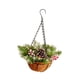 thumbnail image 5 of Cesta colgante navideña artificial, decoración navideña, regalo, delicada colgante Verde, 5 of 9