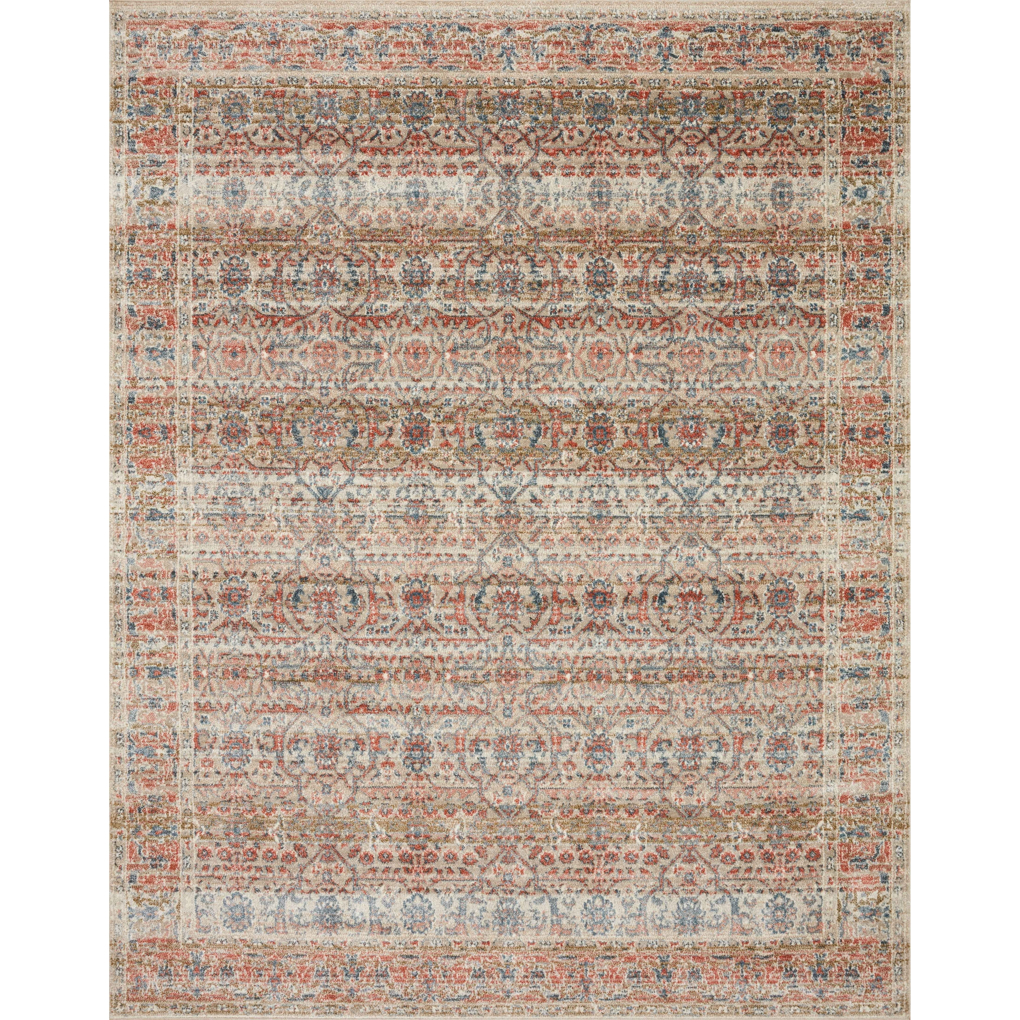 Alexander Home Valeria Distressed Traditional Persian Area Rug 2'7