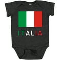 thumbnail image 3 of Inktastic Italy Flag & Italia Black Border Boys or Girls Baby Bodysuit, 3 of 5