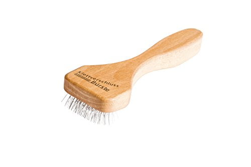 Redecker Wire Velcro Brush with Oiled Beechwood Handle, 5-7/8-Inches ...