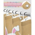 thumbnail image 5 of Easter Shower Curtain Cartoon Bunny Eggs Shower Curtains for Bathroom Decor Spring Flower Happy Easter Bath Curtains Sets for Spring Easter Bathroom Decor Fabric Waterproof Extra Long 72" X 84", 5 of 6