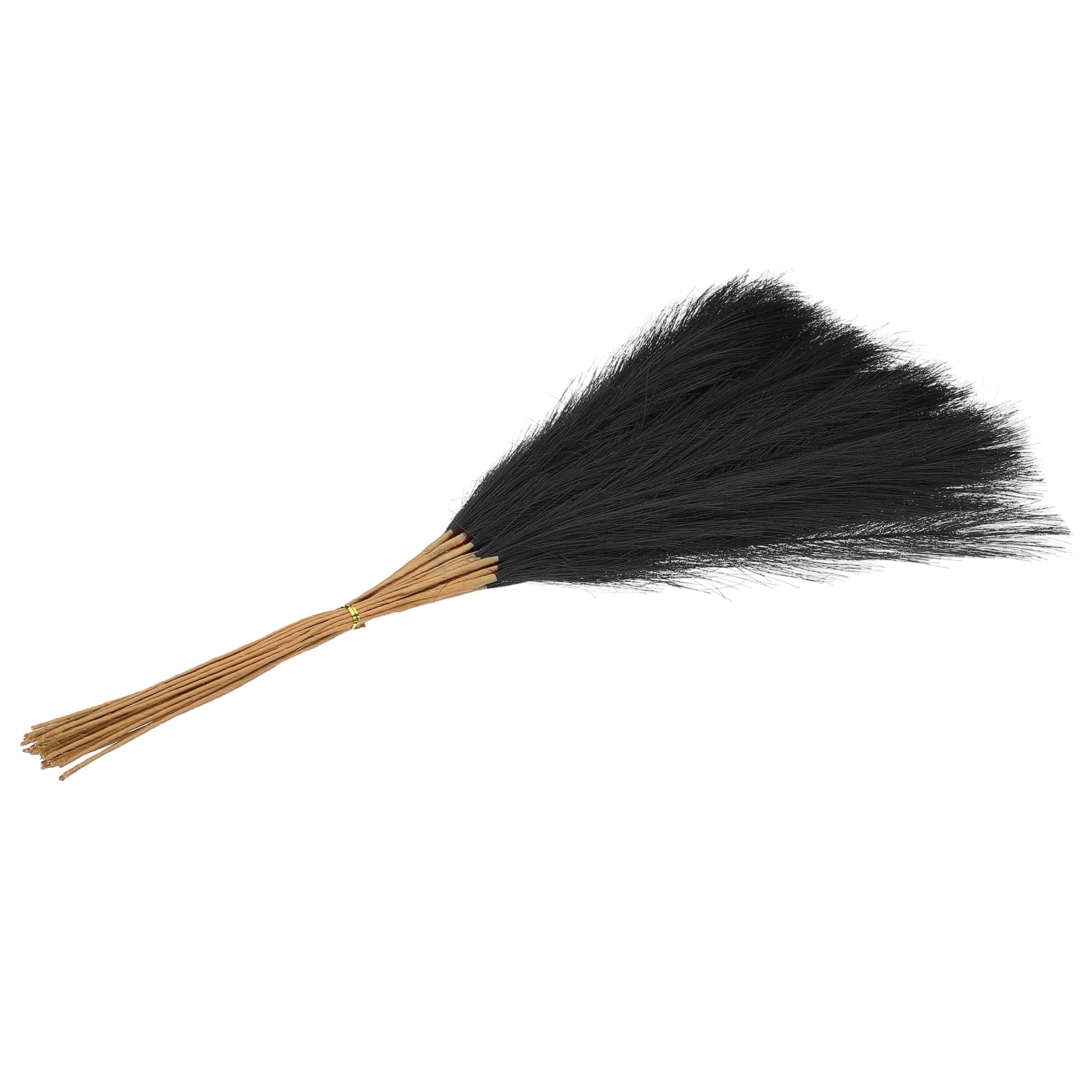 Uxcell 24" Pampas Grass Decor 30Pcs Artificial Pampas Grass Bulk Fluffy Faux Pampas Grass Small Dried Black