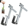 thumbnail image 2 of 2PCS Bulb Planter Tool,Plant and Fruit Tree Seedling Transplanter, Stainless Steel Seed Planting Tools Easy Transplanter, 2 of 7