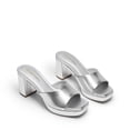 thumbnail image 3 of DREAM PAIRS Women's Platform Block Heel Mule Sandals, Square Toe Ankle Strap Slip On Comfortable Heeled Sandals for Party Wedding Shoes, 3 of 6