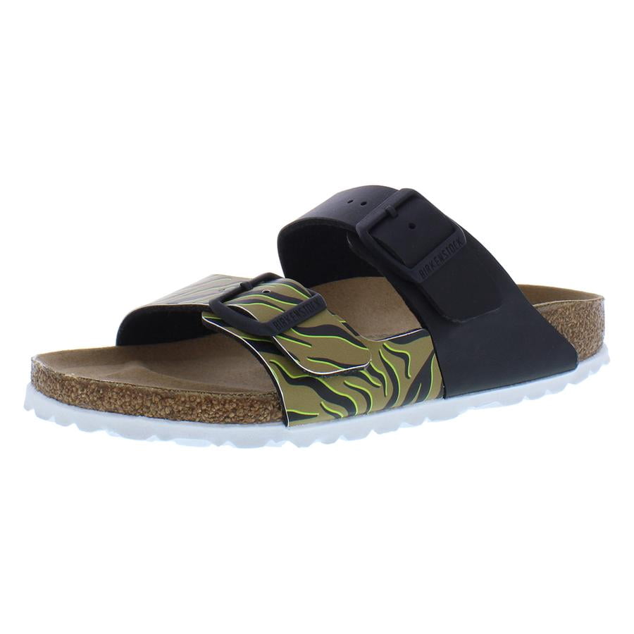 Birkenstock Arizona Split Narrow Unisex Shoes Size 3, Color: Zebra Cork Brown/Black