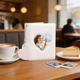 thumbnail image 5 of Mini Photo Album with Heart Cutout, Compact 4.33x3.35In Desktop Decor, Holds 3 Inch Prints, Perfect for Photocards Pictures and Small Keepsakes, Portable Lightweight Gift Ready, 5 of 6