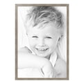 thumbnail image 2 of ArtToFrames 27" x 39" Champagne Pebble Metallic Picture Frame, 27x39 inch Silver Wood Poster Frame (WOM-5258),  Pack, 2 of 7