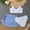 Blue, variant on ITSAME Girls Swimwear Set, with Swim Skirt Bikini Top and Bottom Quick-Dry Fashion Seaside Swimsuit 3-Piece Blue Size 14