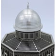 thumbnail image 2 of Modefa Turkish Islamic Home Table Decor Showpiece Gift Sculpture Replica Al Aqsa Mosque Dome of The Rock Jerusalem - Silver, 2 of 5