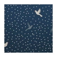 thumbnail image 4 of Acheng Birds Snow Flakes Stars Square Fitted Table Cloths 100% Polyester Fiber 52*52, 4 of 8