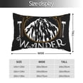 thumbnail image 2 of Salouo Not All Those Who Wander Are Lost 1 Pattern Pillow Cases,1PC Pillow Covers with Envelope Closure Decorative Pillow Case for Bed Couch,Pillows Not Included-20"x30", 2 of 6