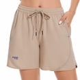 thumbnail image 2 of BASSDASH Women’s 5” Fishing Shorts UPF 50+ Water Resistant Quick Dry Athletic Hiking Shorts with Pockets FP05W, 2 of 9