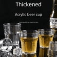 thumbnail image 4 of Copa octogonal KTV bar comercial anti-caída transparente PC vidrio plástico pequeño vidrio acrílico cerveza taza, 4 of 5