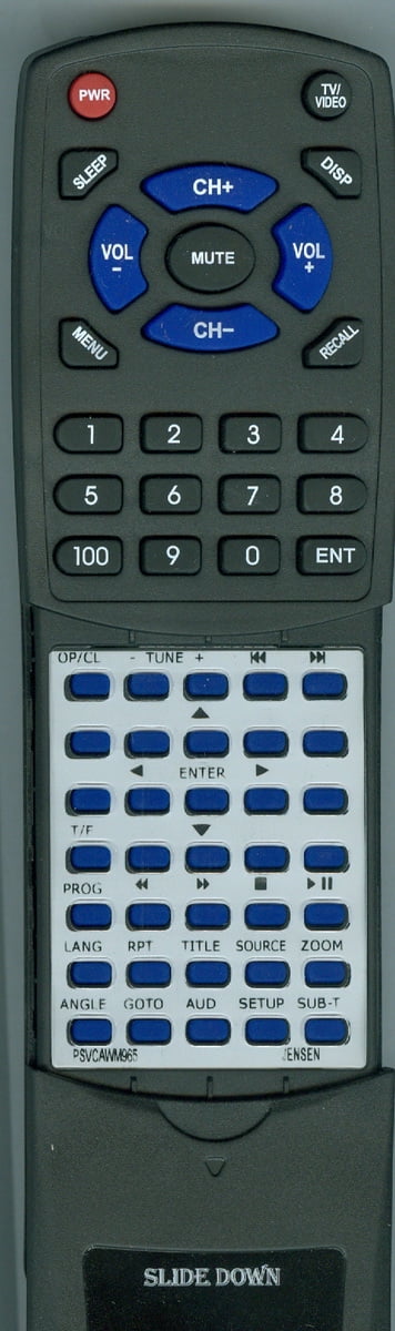 Replacement Remote for Jensen PSVCAWM965, AWM965, MP5000, AWM960