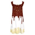thumbnail image 4 of Girls Ice Cream Print Sleeveless Dress, Casual A-Line Sundress for Kids 5-14 Years, 4 of 4