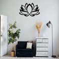 thumbnail image 3 of 🪷​SDcart Serene Lotus Flower Metal Wall Decor - Zen Floating Bloom Laser Cut Panel for Spa Bathrooms, Yoga Studios & Peaceful Nature Inspired Spaces​, 3 of 6